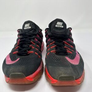 Nike Air Max 2016 Black Pink Running Shoes Womens Sneakers Size US 7 Athletic